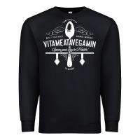 Black vitameatavegamin Premium Sweatshirt - artisFamous