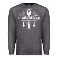 Charcoal Heather vitameatavegamin Premium Sweatshirt - artisFamous