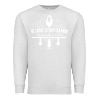 Oatmeal Heather vitameatavegamin Premium Sweatshirt - artisFamous