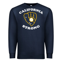 Navy california strong Premium Sweatshirt - artisFamous