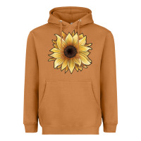 Meerkat watercolor sunflower Heavyweight Hoodie - JahusDesignShop