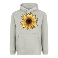 Moon Dust watercolor sunflower Heavyweight Hoodie - JahusDesignShop
