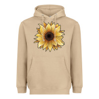 Mushroom watercolor sunflower Heavyweight Hoodie - JahusDesignShop