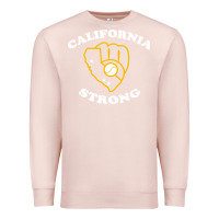 Pale Pink california strong Premium Sweatshirt - artisFamous
