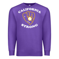 Purple california strong Premium Sweatshirt - artisFamous