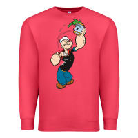 Cardinal Popeye Spinach Retro Mens Funny Premium Sweatshirt - artisFamous