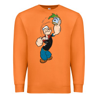 Carrot Popeye Spinach Retro Mens Funny Premium Sweatshirt - artisFamous