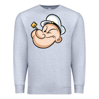 Heather Grey The Sailor Popeye Premium Sweatshirt - artisFamous