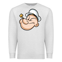 Oatmeal Heather The Sailor Popeye Premium Sweatshirt - artisFamous