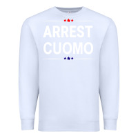 White anti cuomo political Premium Sweatshirt - artisFamous