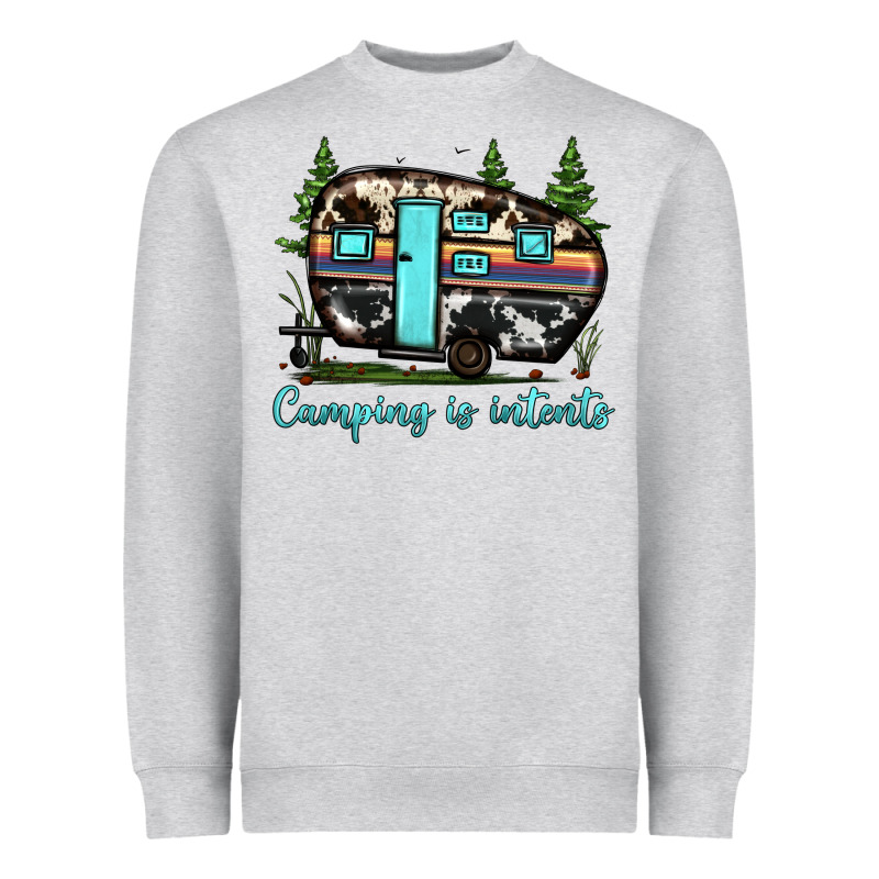 Camping Is Intents Heavyweight Sweatshirt by JahusDesignShop | Teevron