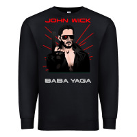Black the baba yaga Premium Sweatshirt - artisFamous