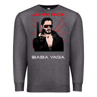 Charcoal Heather the baba yaga Premium Sweatshirt - artisFamous