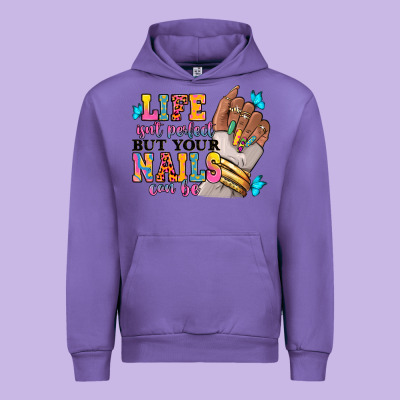 Life Isn't Perfect But Your Nails Can Be Urban Hoodie Designed By Ranaportraitstore