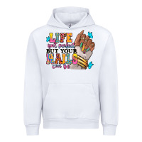 White Life isn't perfect but your nails can be Urban Hoodie - RanaPortraitStore