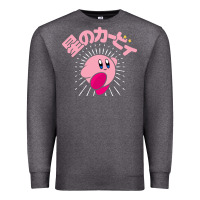 Charcoal Heather kirby kanji classic Premium Sweatshirt - artisFamous