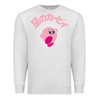 Oatmeal Heather kirby kanji classic Premium Sweatshirt - artisFamous