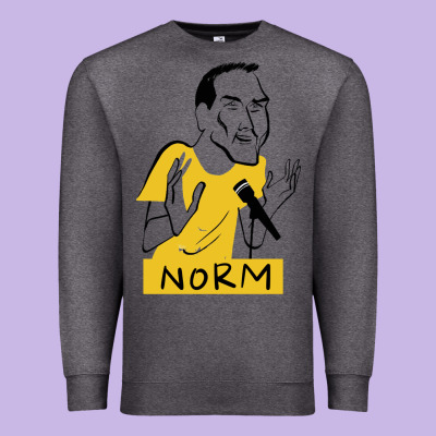 Norm Macdonald Cartoon Premium Sweatshirt Designed By Artisfamous