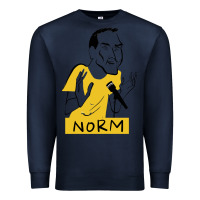 Navy norm macdonald cartoon Premium Sweatshirt - artisFamous