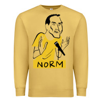 Antique Gold norm macdonald cartoon Premium Sweatshirt - artisFamous