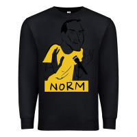 Black norm macdonald cartoon Premium Sweatshirt - artisFamous