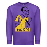 Purple norm macdonald cartoon Premium Sweatshirt - artisFamous