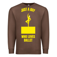 Chestnut just a boy who loves ballet Premium Sweatshirt - artisFamous