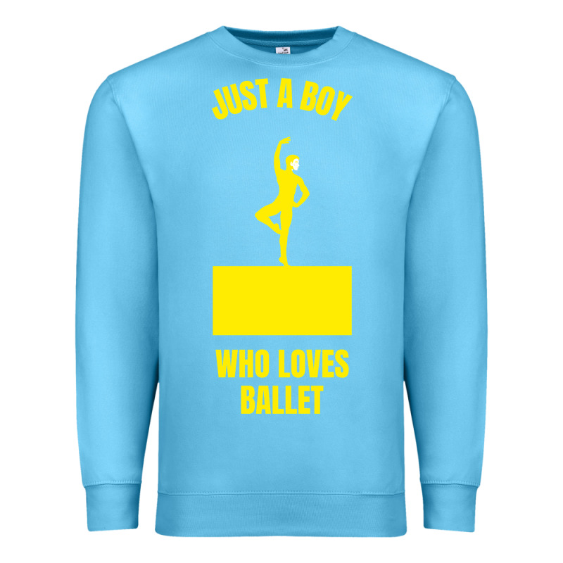 Just A Boy Who Loves Ballet Premium Sweatshirt by artisFamous | Teevron