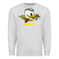 Dove Grey throwback oregon Premium Sweatshirt - artisFamous