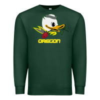 Sports Green throwback oregon Premium Sweatshirt - artisFamous