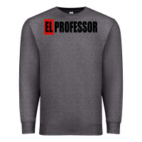 Charcoal Heather professor money el profesor Premium Sweatshirt - artisFamous