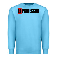 Ocean Blue professor money el profesor Premium Sweatshirt - artisFamous