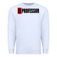 White professor money el profesor Premium Sweatshirt - artisFamous