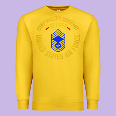 Chief Master Sergeant Retired Premium Sweatshirt Designed By Artisfamous