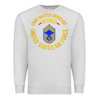 Dove Grey chief master sergeant retired Premium Sweatshirt - artisFamous