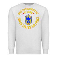 Oatmeal Heather chief master sergeant retired Premium Sweatshirt - artisFamous
