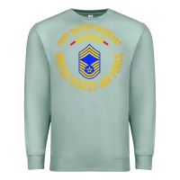 Seafoam chief master sergeant retired Premium Sweatshirt - artisFamous