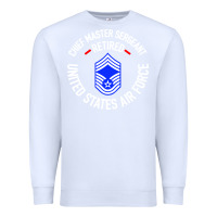 White chief master sergeant retired Premium Sweatshirt - artisFamous