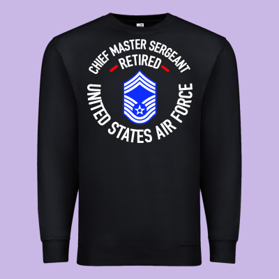 Chief Master Sergeant Retired Premium Sweatshirt Designed By Artisfamous