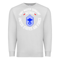 Dove Grey chief master sergeant retired Premium Sweatshirt - artisFamous