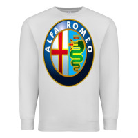 Dove Grey alfa racing big merch Premium Sweatshirt - artisFamous