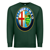 Sports Green alfa racing big merch Premium Sweatshirt - artisFamous