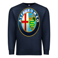 Navy alfa racing big merch Premium Sweatshirt - artisFamous