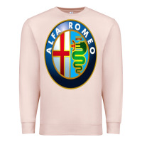 Pale Pink alfa racing big merch Premium Sweatshirt - artisFamous