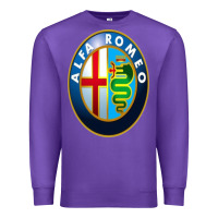 Purple alfa racing big merch Premium Sweatshirt - artisFamous