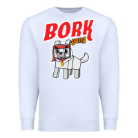 White bork  gang Premium Sweatshirt - artisFamous