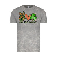 Cloud Rock peace love shamrock Vintage Tee - FaDigitalArtStudio