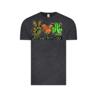 Vintage Black peace love shamrock Vintage Tee - FaDigitalArtStudio