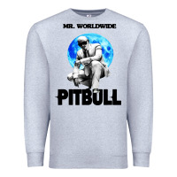 Heather Grey merch mr worldwide pit bull Premium Sweatshirt - artisFamous