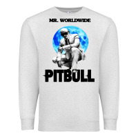 Oatmeal Heather merch mr worldwide pit bull Premium Sweatshirt - artisFamous